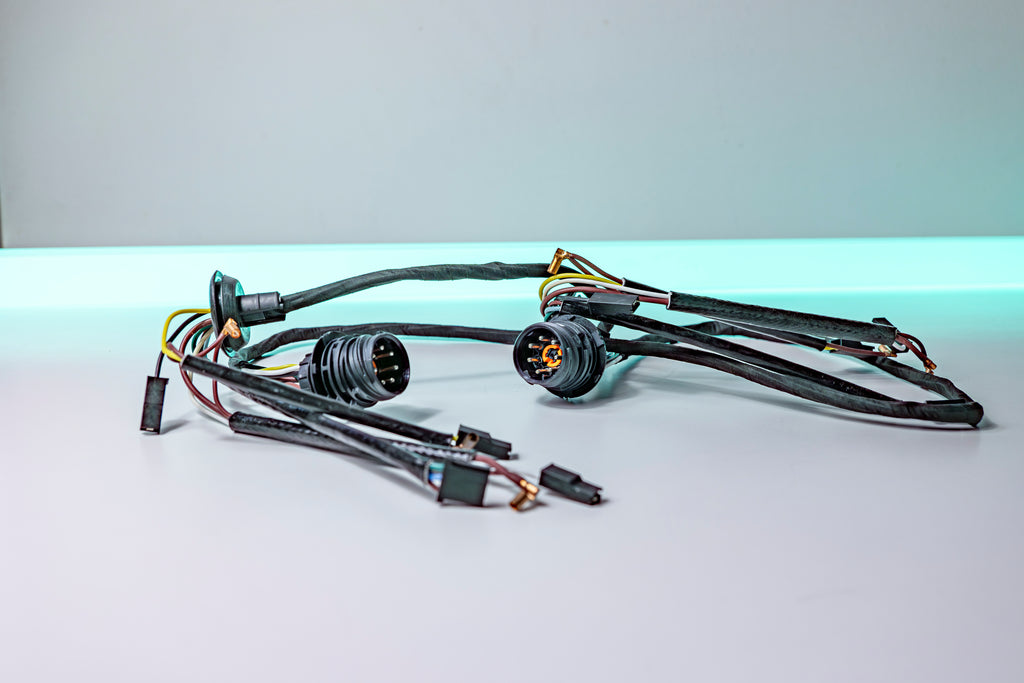 BMW E31 EU Spec Complete Headlight Wiring Harness (Pair) From 06/1992 # 63128354539