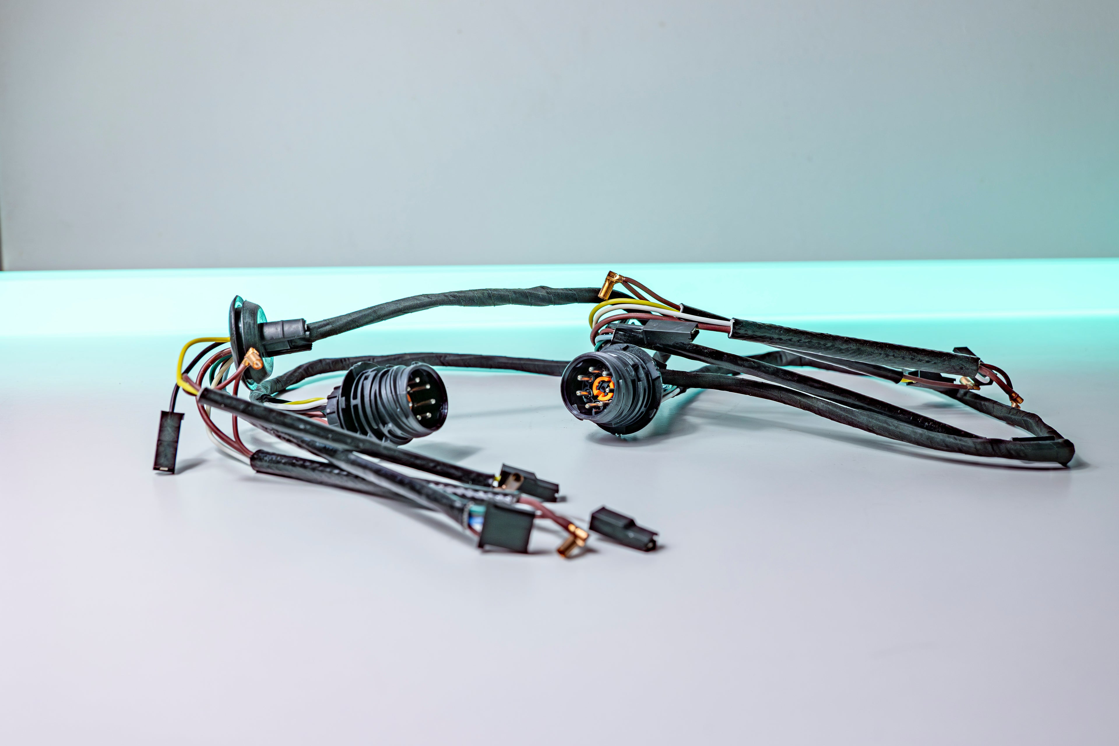 BMW E31 EU Spec Complete Headlight Wiring Harness (Pair) From 06/1992 # 63128354539