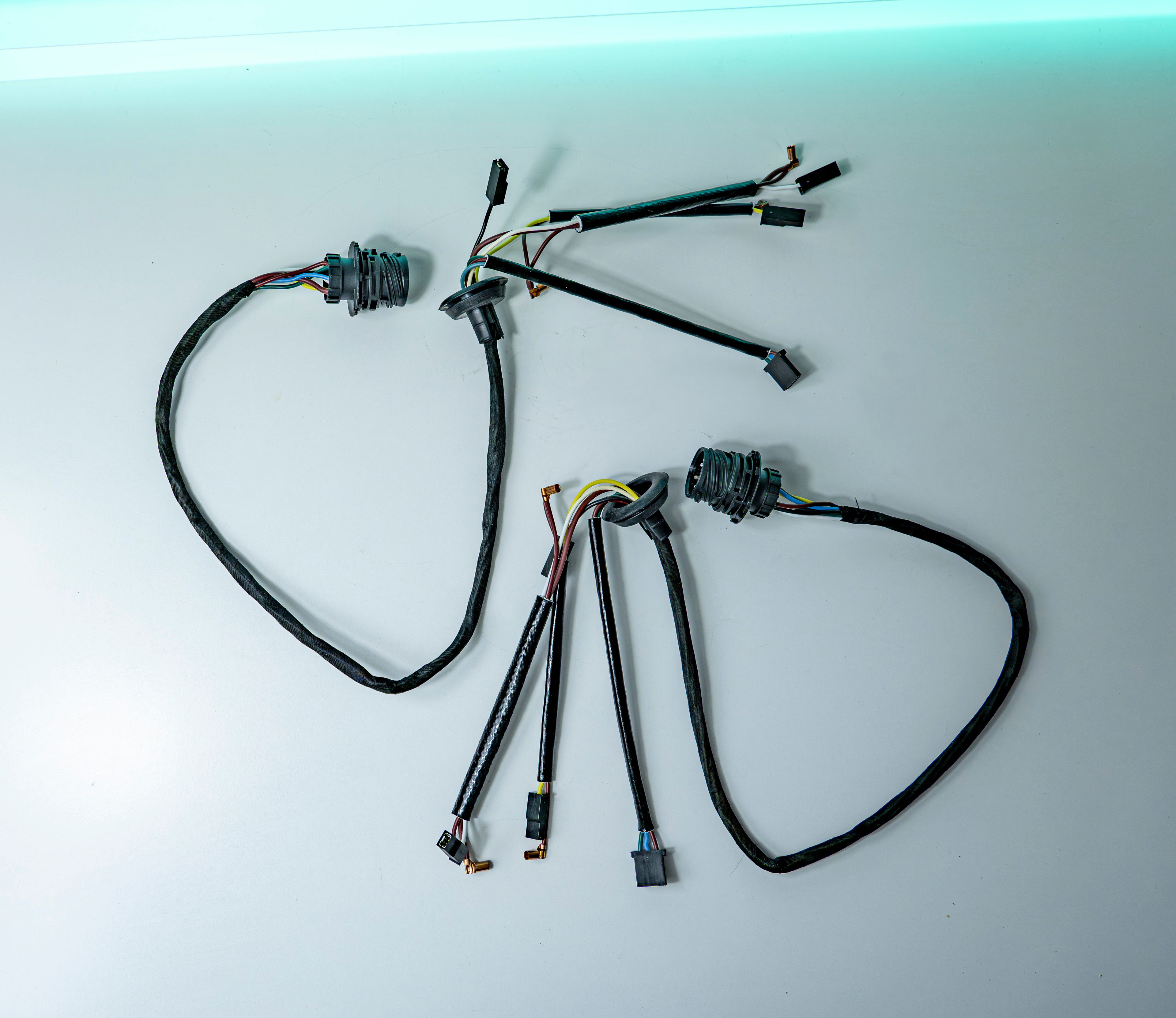 BMW E31 EU Spec Complete Headlight Wiring Harness (Pair) From 06/1992 # 63128354539