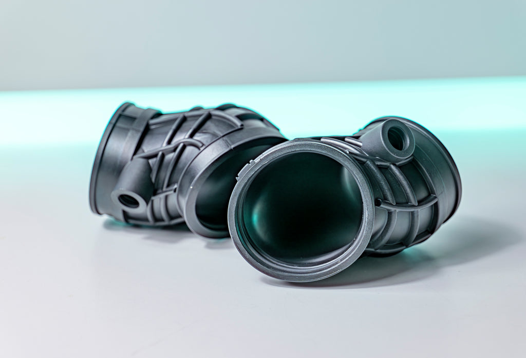 BMW E31 Rubber Air Intake Boot — Left & Right Pair (Replaces OEM 13711733301 / 13711733302)