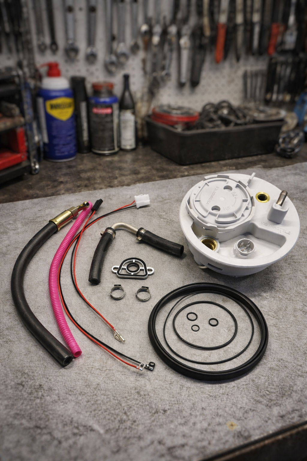 Audi D2 A8 S8 Fuel Pump Repair Kit Old Part numbers for reference: 4D0298087B AND D24D0298133C