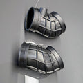 BMW E31 Rubber Air Intake Boot — Left & Right Pair (Replaces OEM 13711733301 / 13711733302)