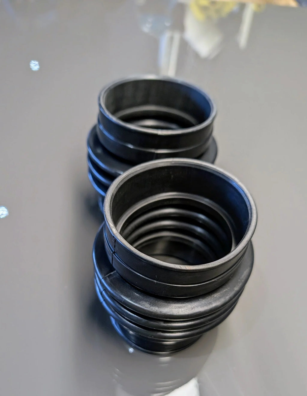 BMW E31 Rubber Air Intake Boot (L+R Pair) Old BMW Part Number 13711725816